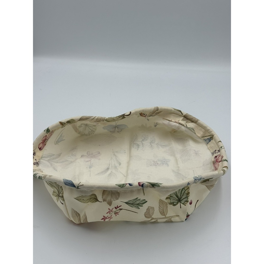 Longaberger Napkin Basket Liner Botanical Fields